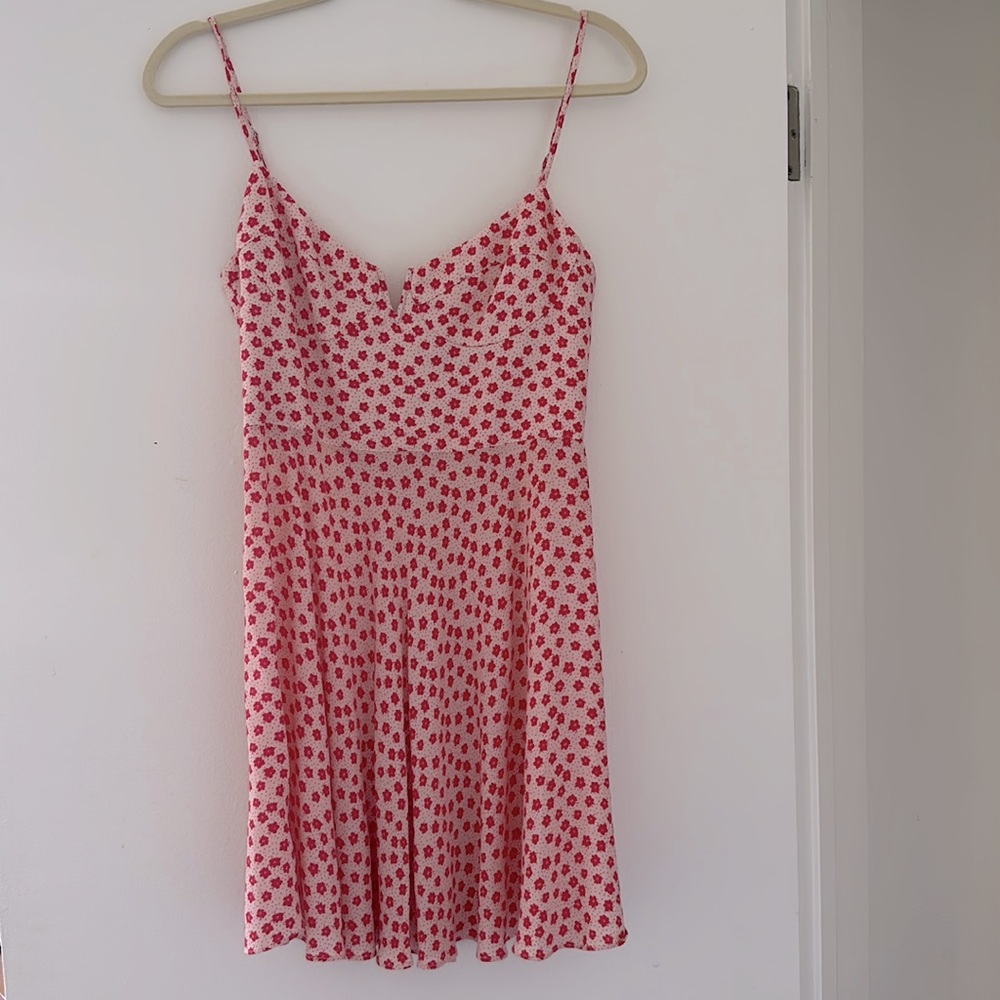 Blue Life red and ivory sundress